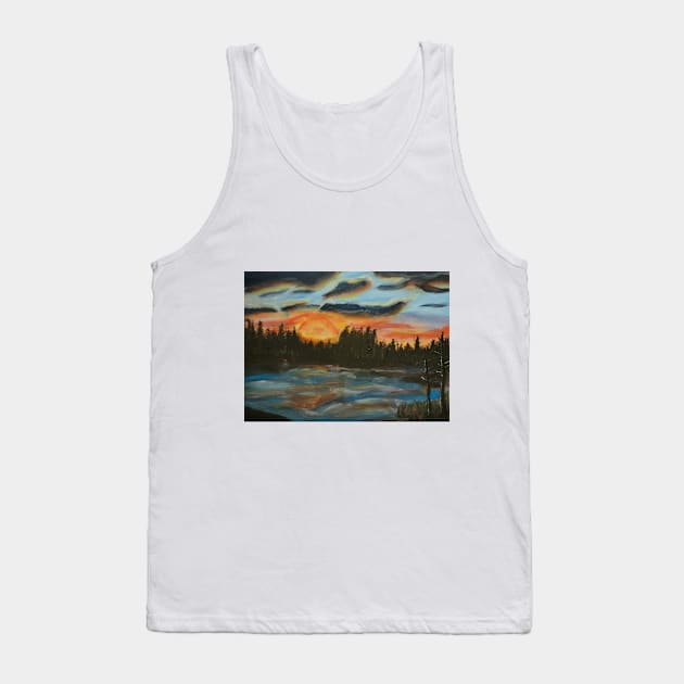 Evening Emerges Tank Top by AngelBabysArt